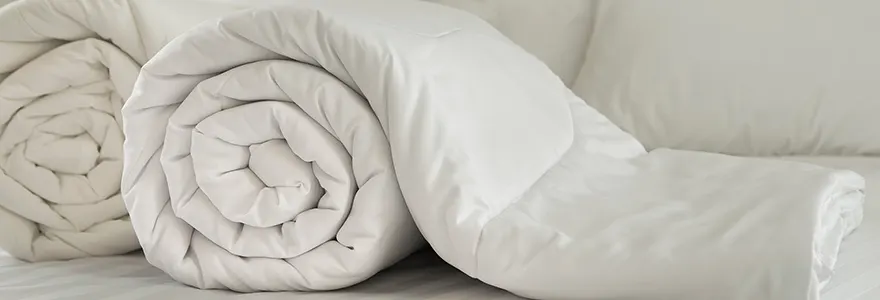 Quelles sont les caractéristiques d'une couette moelleuse et chaude pour les nuits d'hiver